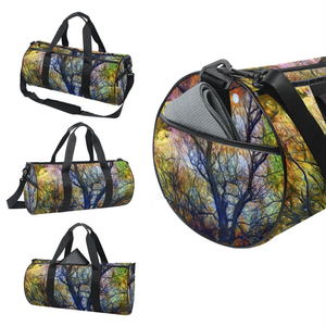 Bolsa Deportiva con Patrón Geométrico Corgi, Correa Ajustable, Cierre de Cremallera, Resistente al Agua, Poliéster, Capacidad de 20L, para Uso Deportivo Unisex - Product Image 6