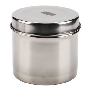 Recipiente Ergonómico Manual de Acero Inoxidable Alemán de 8.5 x 6 cm, Recipiente para Apósitos Médicos, Recipiente de Almacenamiento Quirúrgico para Hospitales y Clínicas - Product Image 1