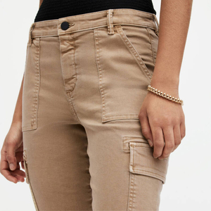 Jeans de Mujer de Talle Grande, Cintura Alta, Pierna Ancha, 100% Algodón Lavado, con Logotipo Personalizado de Lujo, Moda Premium 2026 - Product Image 5