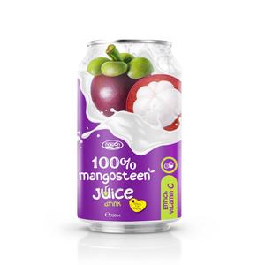 Boisson au jus de mangoustan et d'ananas en canette d'aluminium, marque privée, boisson aux fruits prête à l'emploi, approvisionnement en vrac Asie - Product Image 3