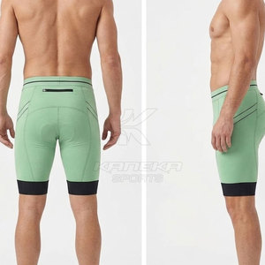 KANEKA SPORTS Men's Everyday <b>Cycling</b> Shorts Eco-Friendly Spandex/Polyester 180g Quick Dry Breathable Outdoor <b>Cycling</b> Racing - Product Image 4