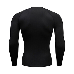 Ensemble Rash Guard de Compression Personnalisé OEM pour Hommes – T-shirt à Manches Longues et Leggings pour Entraînement de Combat et de Gym - Product Image 6