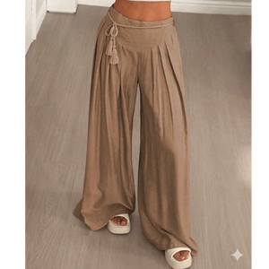 Pantalones de salón de pierna ancha estilo bohemio - Product Image 6