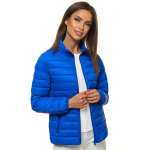 Veste matelassée respirante et chaude pour femmes, couleur unie, imperméable, légère, en polyester brillant - Product Image 2