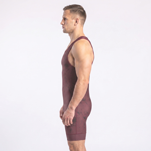 Men's Wrestling Singlet Sublimated Sleeveless Scoop Neck Men Wrestling Singlet Men <b>Compression</b> Wrestling Jersey - Product Image 3