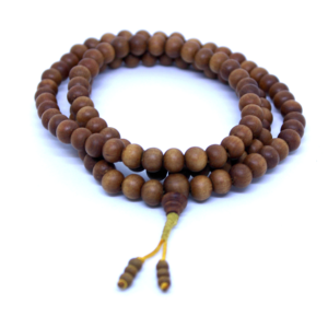 Rosario Islámico Clásico de Madera de Sándalo Blanco de la India, 99 Cuentas de 10 mm, Tasbih Misbaha, Certificado por Terceros, Unisex, Regalo para Yoga y Fiestas - Product Image 3