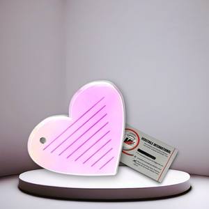 Novedad: Placas de Pestañas Cuadradas con Diseño de Corazón de Diamante, Marca Privada, Paleta de Extensión de Pestañas, Herramienta de Belleza Acrílica Reutilizable - Product Image 1