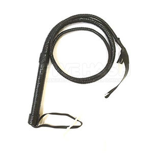 Fouet en cuir haute performance, cuir véritable, design durable, prise ferme, utilisation flexible pour l'entraînement en extérieur - Product Image 3