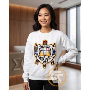 Sweat-shirt personnalisé de haute qualité pour femmes GREEK TREASURES, Sigma Gamma Rho, automne/hiver, en molleton de coton 500g, écologique - Product Image 3