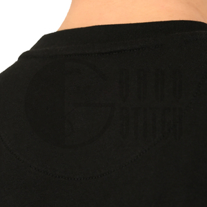 Camiseta Negra de Manga Corta para Hombre, Estampado de Palmeras, Estilo Casual Holgado, Cuello Redondo, Impresión Serigrafiada, Algodón Transpirable, Logotipo en la Parte Trasera del Cuello - Product Image 5