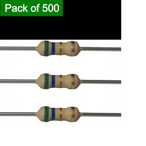 Metal Film <b>Fixed</b> Resistors High Precision Low Noise Resistor for Electronic Circuits Axial Lead Through Hole Resistors - Product Image 3