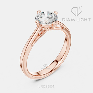 Bague de fiançailles solitaire ronde 1,00 carat, bijoux fins, certifiée IGI, or blanc 14 carats, diamant de laboratoire, bague d'anniversaire - Product Image 4