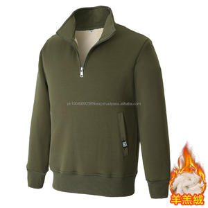 Vente en gros Sweat-shirt fitness à fermeture éclair personnalisé pour hommes coupe régulière pull sport à col montant Sweats à capuche numériques d'hiver - Product Image 6