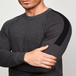 Sudadera de Felpa de Algodón Grueso con Cuello Redondo para Hombre, Talla Grande, Sudadera Lisa con Capucha Interior - Product Image 6