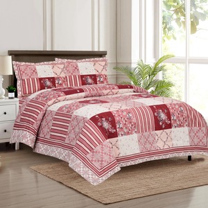 Juego de Ropa de Cama Premium de 3 Piezas, Diseño Floral Simple, Estampado a Mano, 300 Hilos, Algodón Resistente a la Decoloración, para Todas las Temporadas, Marca Custom Anchal - Product Image 2