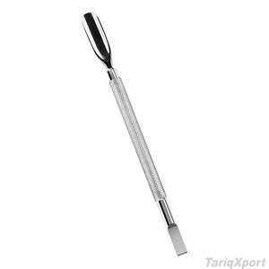 Empujador de Cutículas Profesional de Acero Inoxidable Reutilizable de Alta Calidad, Diseño de Doble Cabeza con Logotipo Personalizado, Caja de Manicura, Herramientas de Belleza - Product Image 2