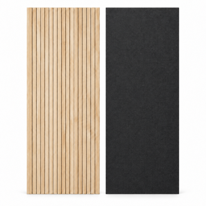 Paneles de Pared Flexibles de Madera Maciza Modernos y Minimalistas con Diseño de Rayas 3D para Decoración de Interiores, Baños y Almacenes - Product Image 1