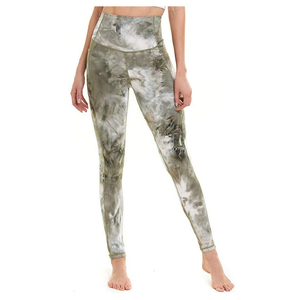 Leggings pour femmes de haute qualité à taille haute, 100% nylon/spandex, écologiques, séchage rapide, pour yoga, fitness, gym - Product Image 1