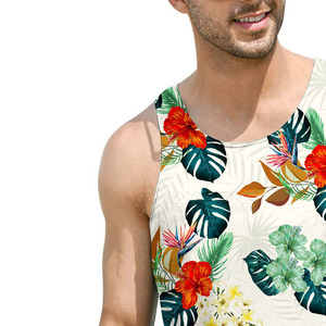 Camiseta sin Mangas Casual para Hombre, Tejida, 100% Algodón, Ligera, Transpirable, de Secado Rápido, para Entrenamiento Físico y Uso Diario - Product Image 2