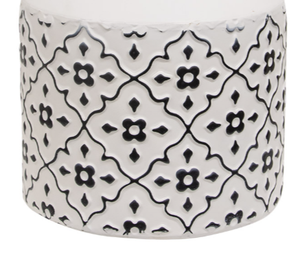 Handmade <b>Small</b> Iron Metal Vase <b>White</b> and Gold Flower Vase with Coastal Design Wedding <b>Table</b> Centerpiece Decorations - Product Image 4