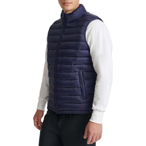 Best Selling Custom Color Zipper up <b>Men's</b> Puffer Vest Made in Polyester With Customized Design & Brand OEM Service <b>Men's</b> <b>Jackets</b> - Product Image 2