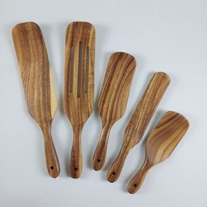 Natural Acacia Wood <b>Wooden</b> <b>Spoon</b> Healthy <b>Cooking</b> Utensil - Product Image 4