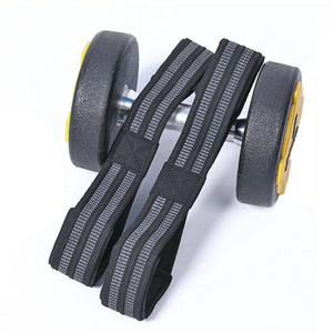 Sangles de musculation professionnelles en forme de 8 pour levées lourdes, support de poignet en coton durable pour équipement de fitness en salle de sport - Product Image 3