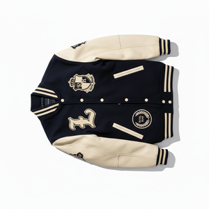 Blouson universitaire unisexe de qualité supérieure, personnalisé, brodé en chenille, imperméable, respirant et coupe-vent - Product Image 2