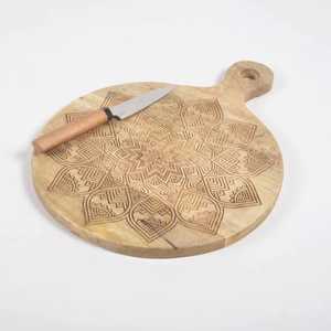 Standard Design Eco-Friendly Wood <b>Cheese</b> Board Customised Fruits Vegetables Chopping Board Rectangle Block Dishwasher Safe Home - Product Image 3