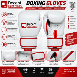 Hot Selling 8oz Custom Logo Boxing <b>Gloves</b> Comfortable Custom PVC Leather Waterproof Thick Padded <b>Sports</b> <b>Gloves</b> for Men - Product Image 4