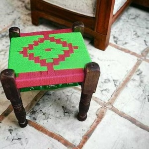 New Minimalist Design Space-Saving Apartment-Friendly Wooden <b>Ottoman</b> Peeda <b>Stool</b> for Living Room Foot <b>Stool</b> for Babies Kids Bone - Product Image 4
