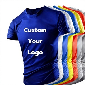 เสื้อยืดวิ่งแขนยาวผู้ชายขายส่ง พิมพ์ลายแบบซับลิเมชั่น โลโก้สั่งทำ แห้งเร็ว ผ้าฝ้าย 100% คุณภาพสูง ทรงโอเวอร์ไซส์ กระชับสะโพก - Product Image 1