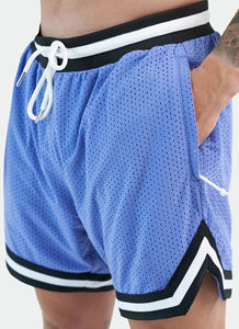 Shorts de course et de basketball pour hommes, en polyester 100 %, couleur personnalisée, respirants, séchage rapide, décontractés, pour l'été, vente en gros - Product Image 3