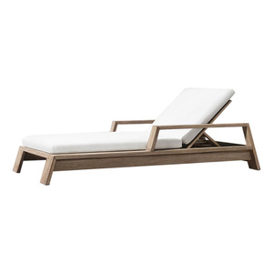 Tumbona Comercial de Madera de Teca para Exteriores, Hotel, Resort, Piscina, Fabricante OEM, Exportación de Indonesia - Product Image 1