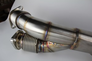 मैचवे 3 मिमी मोटी एस304 टी 4 ट्विन स्क्रॉल टर्बो के लिए कई गुना हो सकता है bmw g80 g82 m2 m4 s58 निकास कई गुना डाउनपाइप - Product Image 5