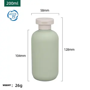 Botella de loción de tóner Facial de alta calidad vacía plana cuadrada de 200ml para Zeerun