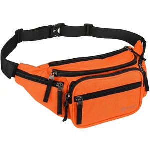 Riñonera de nailon con estampado personalizado de diseñador, bandolera impermeable de moda para deportes al aire libre, correr, estilo elegante para perros - Product Image 1