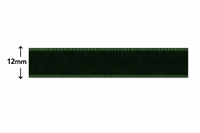 Ruban en velours noir tissé double face résistant au rétrécissement de 12 mm de Neelkamal Industries, garniture décorative pour emballage de vêtements, 50 mètres