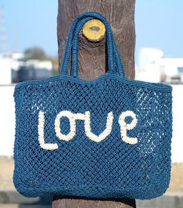 2026 New Trend Eco-friendly Large Capacity Minimalist Bohemian Jute Tote <b>Bag</b> for Women <b>Initial</b> Embroidery Open Messenger <b>Bag</b> - Product Image 3