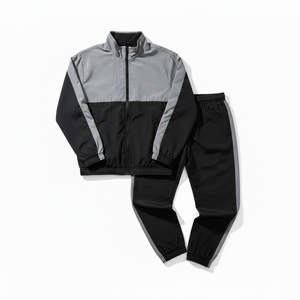 Conjunto Deportivo Cortavientos Personalizado al por Mayor para Hombre, 2 Piezas, Ligero, Impermeable, Chaqueta y Pantalones para Correr, Ropa Deportiva Urbana - Product Image 3