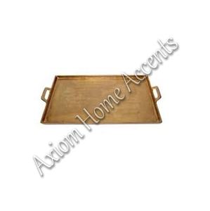 Plateau Moderne en Aluminium par Axiom Home Accents Décoration Sophistiquée pour la Maison Finition Lisse Polie Matériau Métallique - Product Image 3