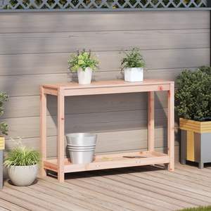 Table de jardin en bois massif Douglas brun moyen - Product Image 3