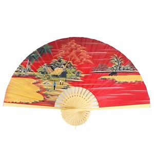 Éventails à main en tissu de soie de bambou de haute qualité, design personnalisé, fabriqués au Vietnam, prêts à l'exportation - Product Image 4