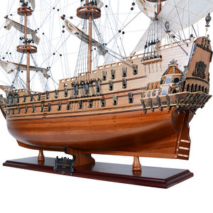 Modèle de bateau en bois de cèdre de style nautique des sept provinces, présentoir, artisanat, cadeau, artisanat en bois, boîtes en bois, enseignes murales - Product Image 3