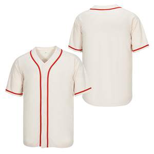 Camisetas de Béisbol Personalizadas al por Mayor, Diseño Sólido de Manga Corta con Logotipo Frontal, Ropa Deportiva con Nueva Sublimación - Product Image 1