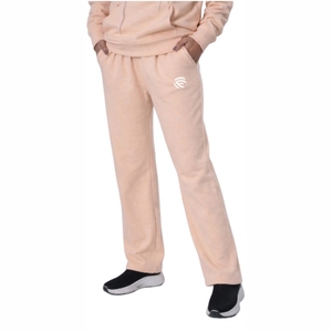 Peach Comfort Fit Canvas <b>Elastic</b> Waist High Street Style Quick Dry Breathable Lounge <b>Trousers</b> - Product Image 4