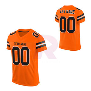 Camiseta de Fútbol Americano Personalizada al por Mayor con Logotipo, Sublimada, Impresa, Transpirable, 100% Poliéster, Antibacteriana, que Absorbe la Humedad - Product Image 6