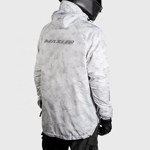 Veste à capuche de moto d'hiver personnalisée de haute qualité, impression numérique à glissière, polyester/coton polaire pour hommes - Product Image 5