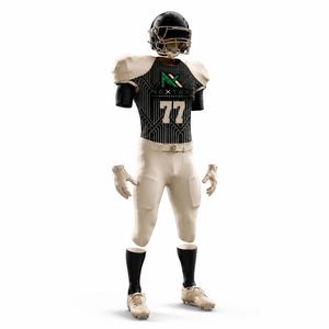 Conjunto de Uniforme de Fútbol Americano Personalizado para Hombre, Estilo Art Deco, Jersey de Malla Sublimada, Pantalones Acolchados, Ropa Deportiva de Equipo, Equipo para Juegos, Venta OEM - Product Image 3