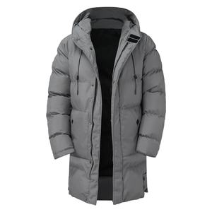 Veste parka coupe-vent à fermeture éclair sur pied pour hommes veste de sport imperméable et légère pour les entraînements d'automne et d'hiver OEM - Product Image 3